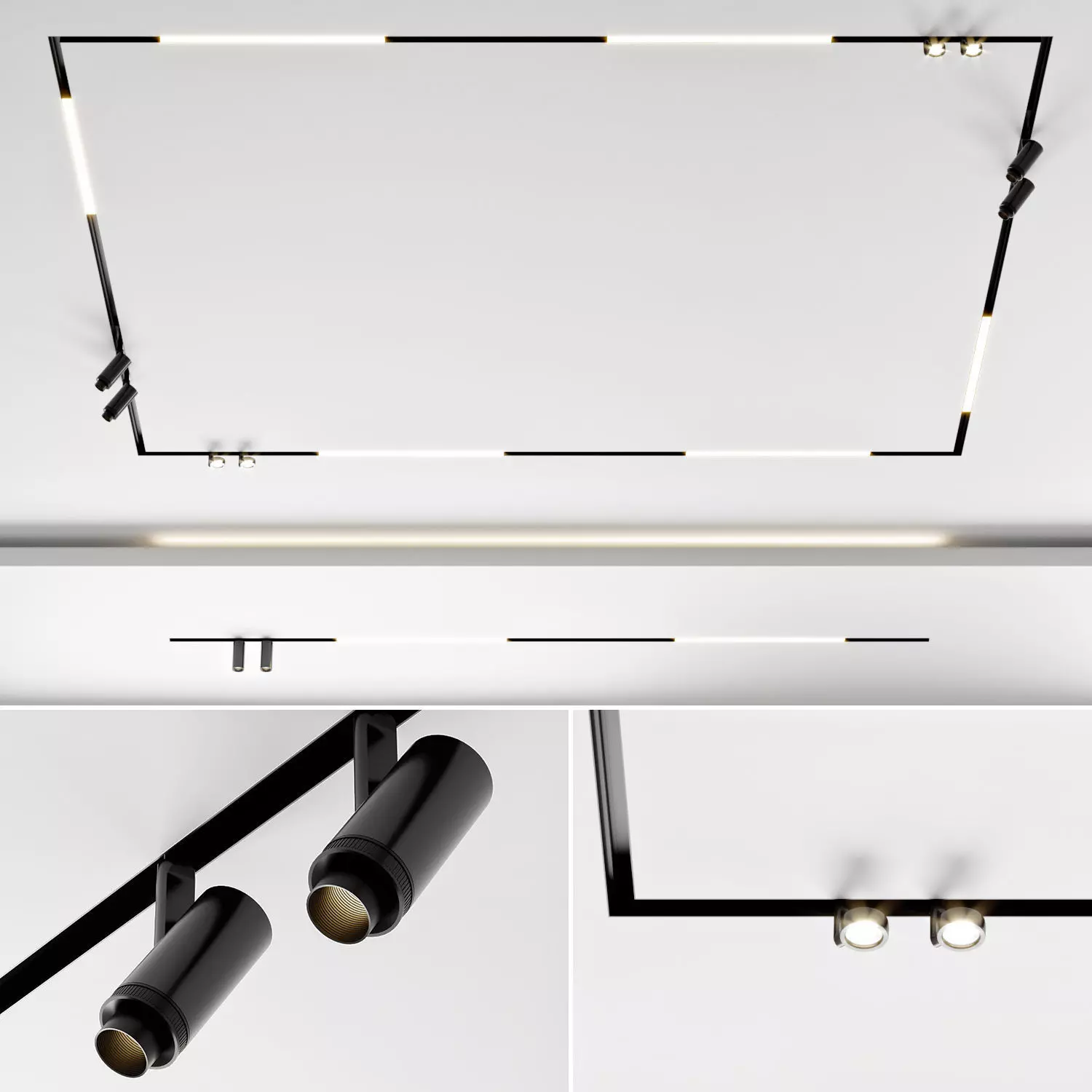 Arkoslight Set 4 front of cabinet with two drawers 3D model_0