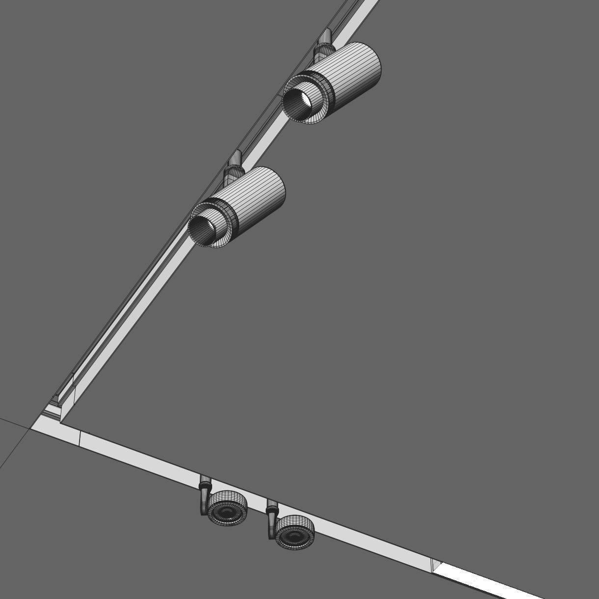 Arkoslight Set 4 front of cabinet with two drawers 3D model_4