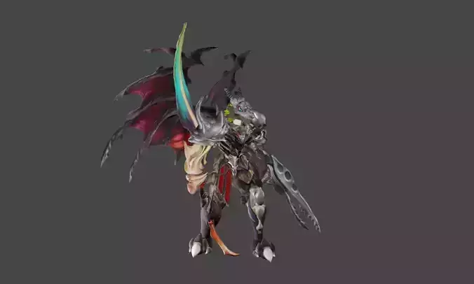 Zeloeman J 2 demon with wings