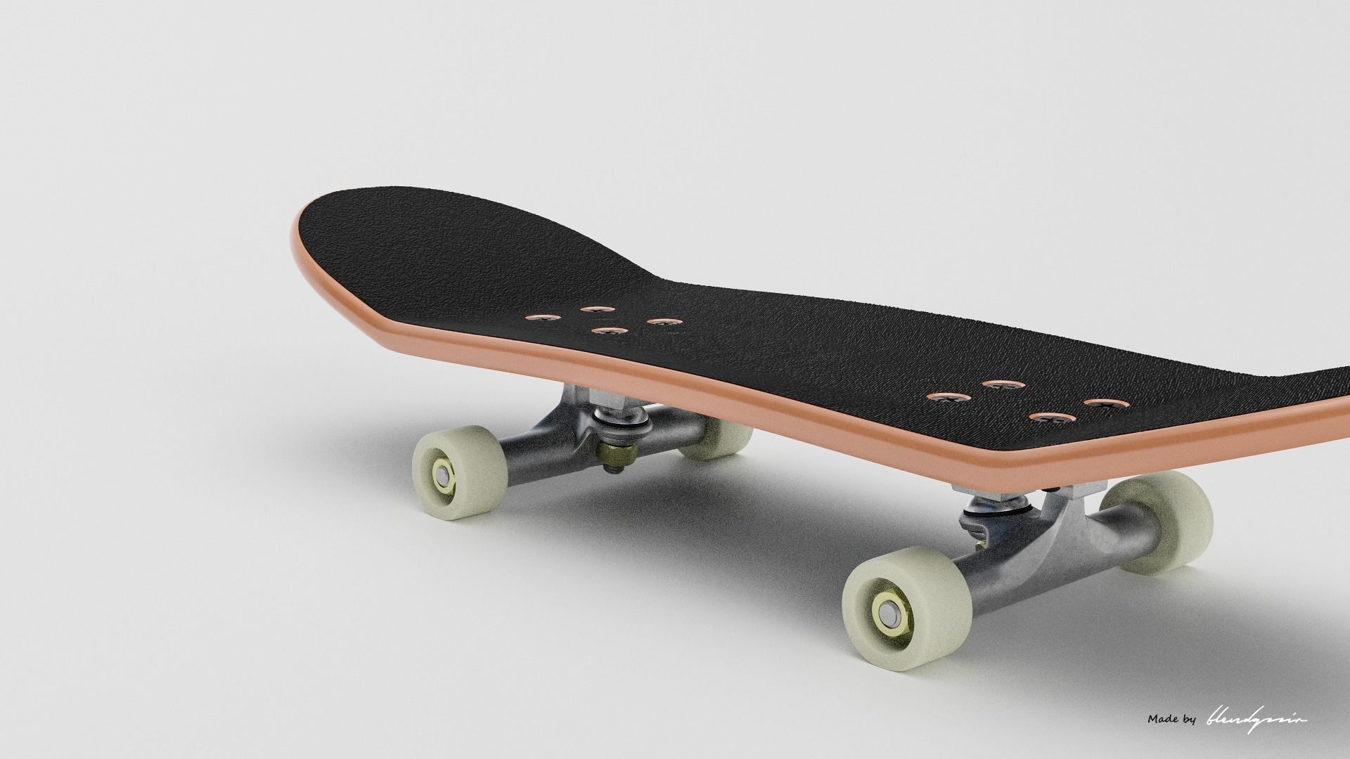 SKATEBOARD SMALL TOY 3D model_4