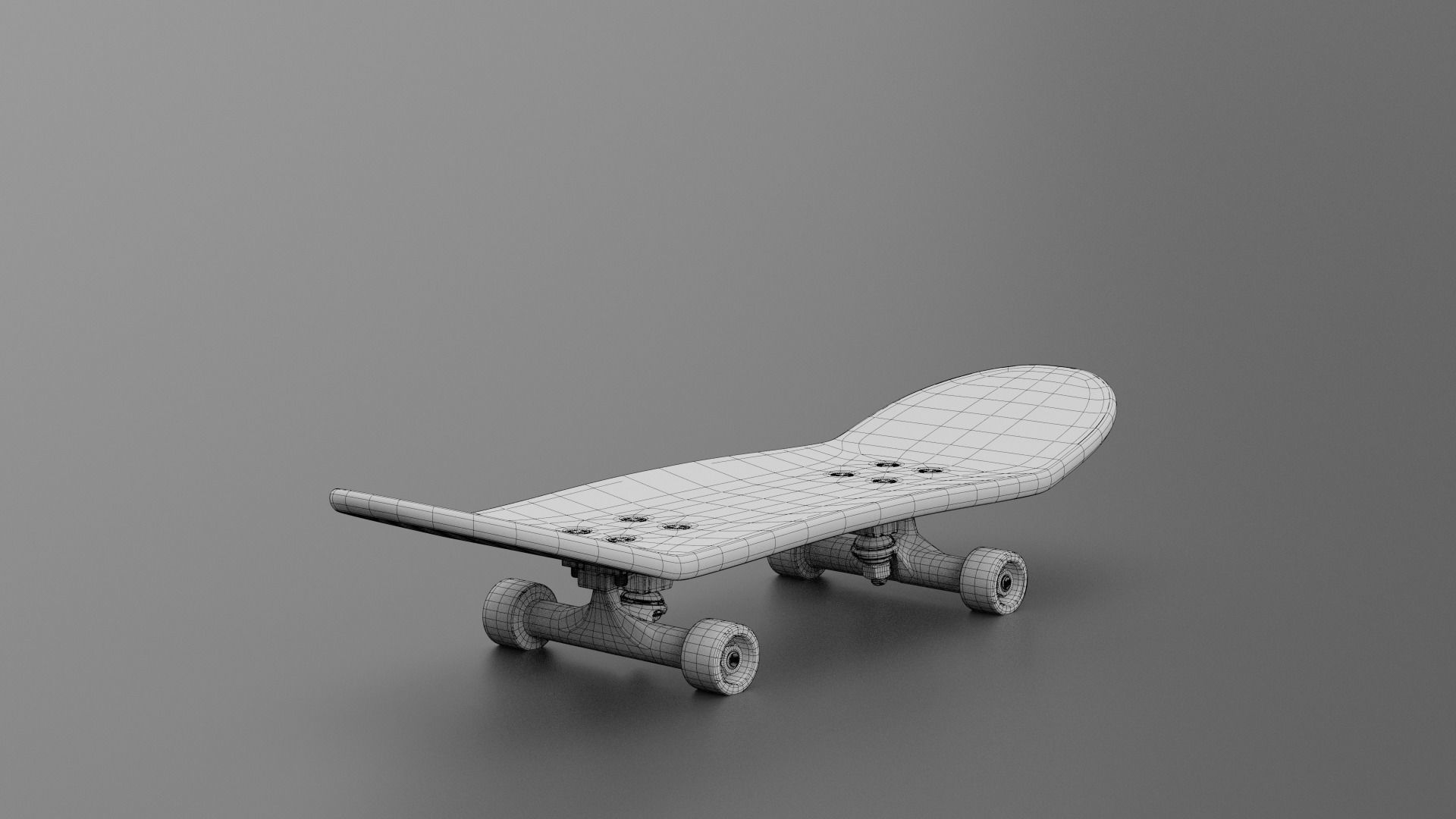 SKATEBOARD SMALL TOY 3D model_11