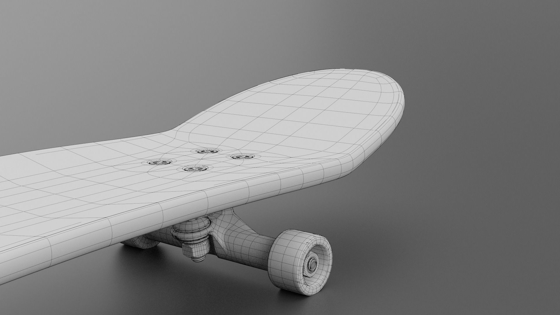 SKATEBOARD SMALL TOY 3D model_13
