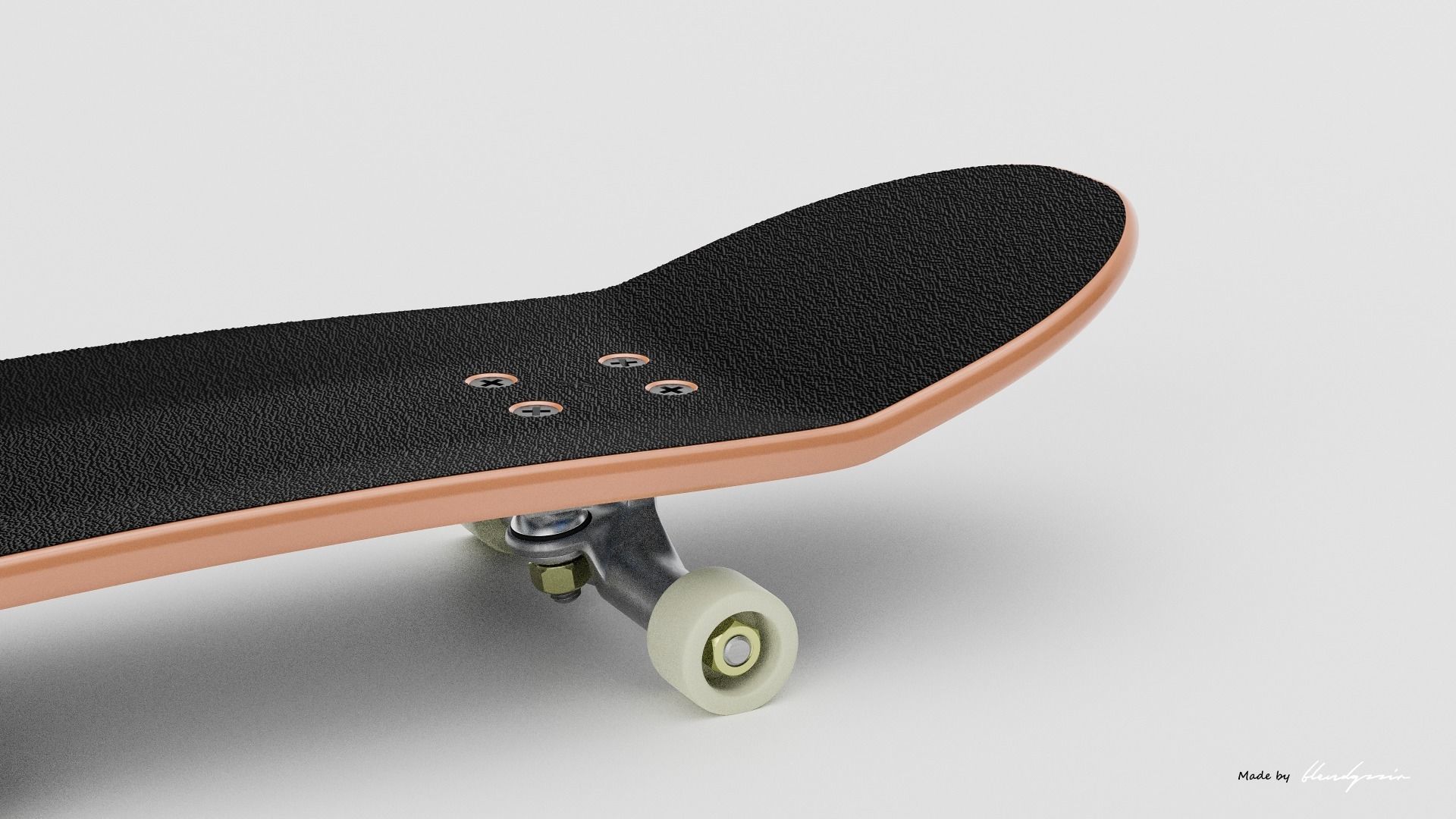SKATEBOARD SMALL TOY 3D model_2