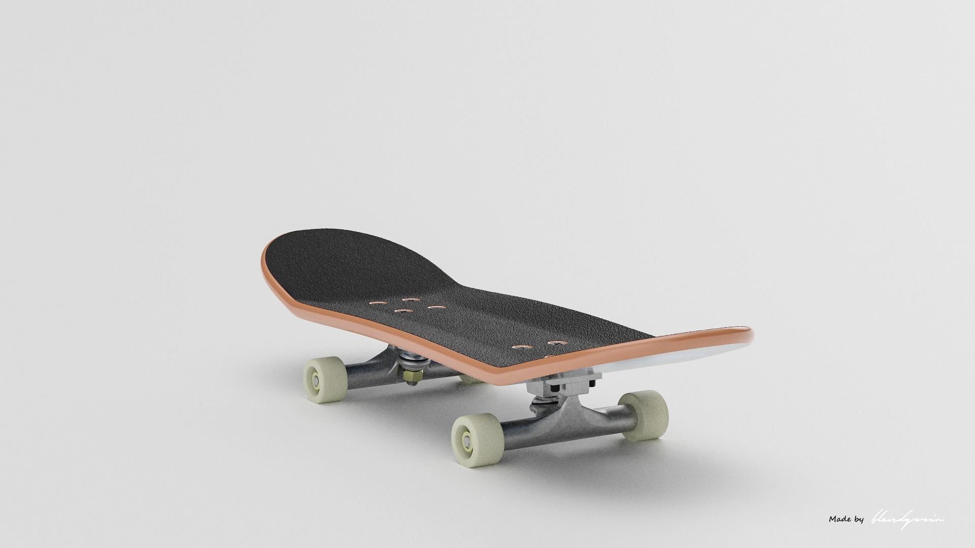 SKATEBOARD SMALL TOY 3D model_7