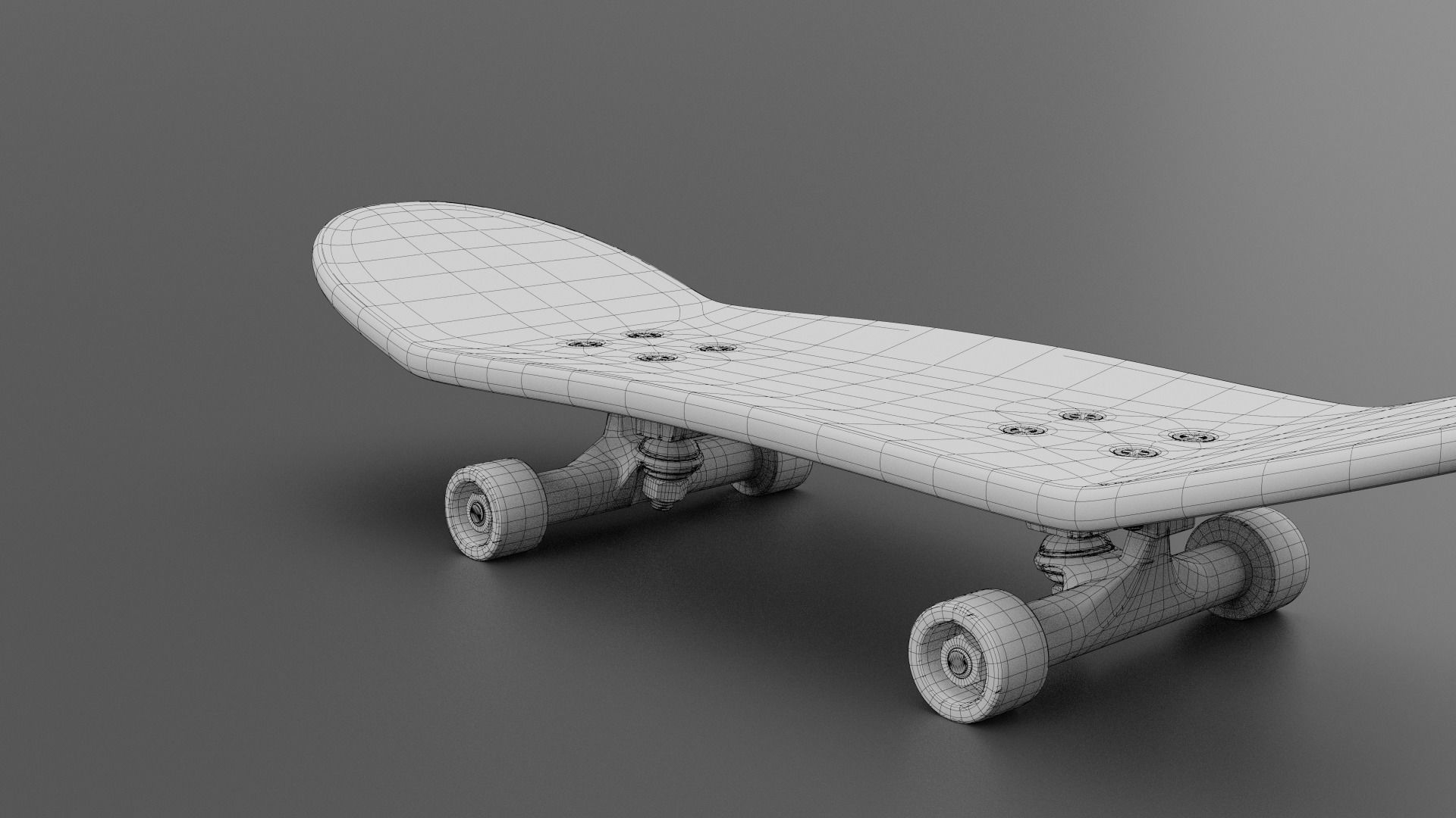 SKATEBOARD SMALL TOY 3D model_14