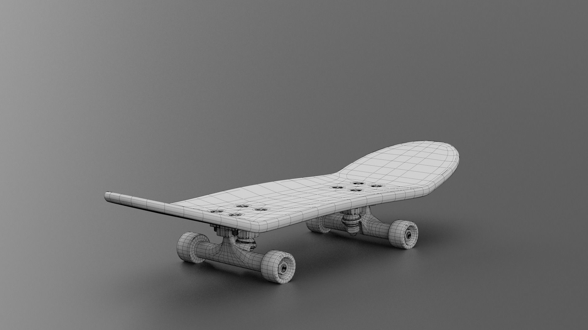 SKATEBOARD SMALL TOY 3D model_16