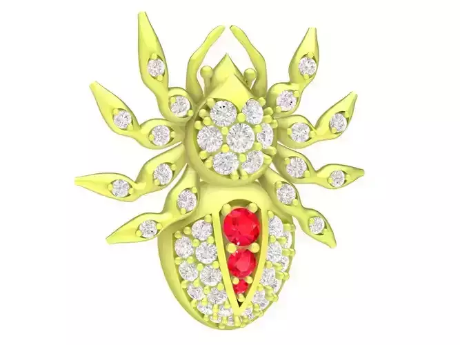 Diamond spider pendant 3945