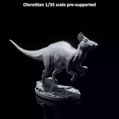 Olorotitan jump 1-35 scale pre-supported dinosaur