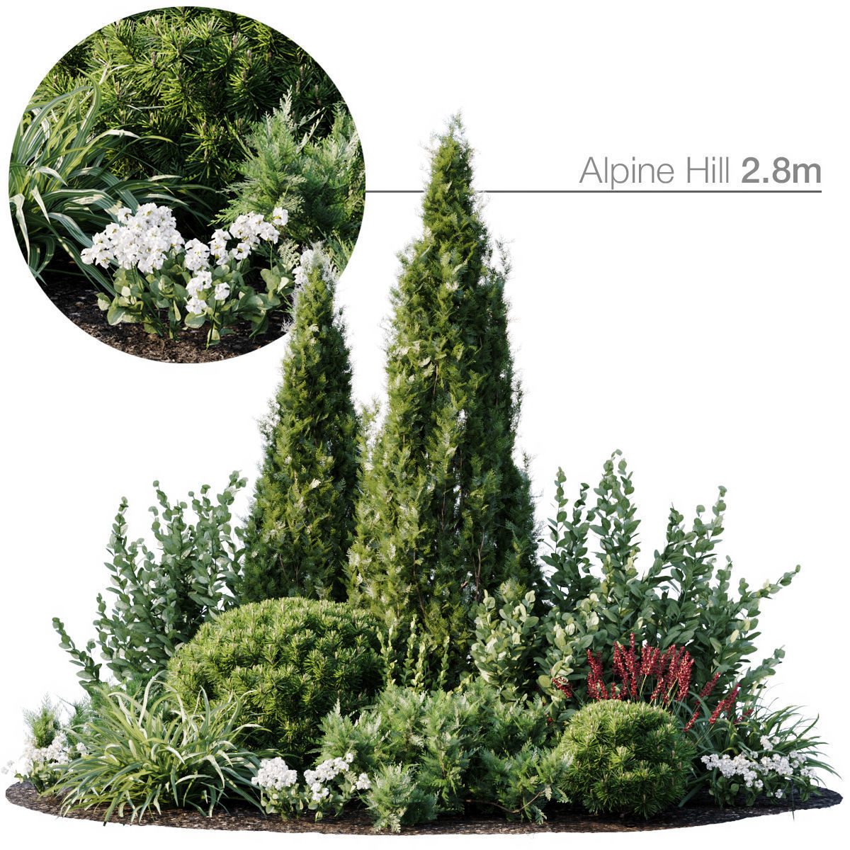 Alpine slide 3D model_1