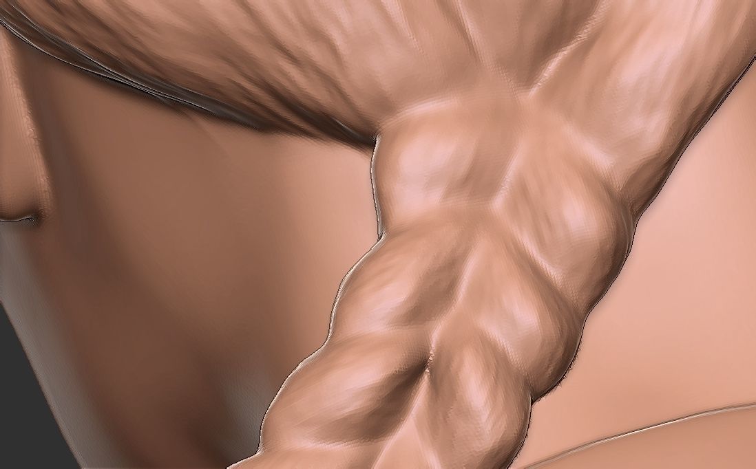 Greta Thunberg bust for 3D printing 3D print model_30