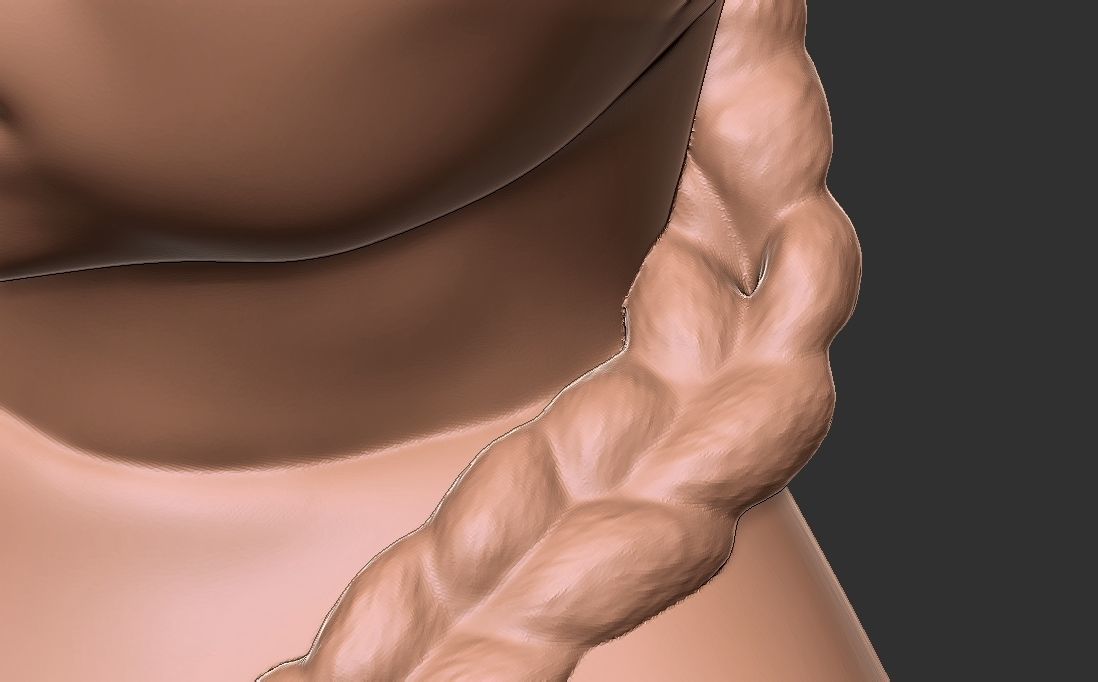 Greta Thunberg bust for 3D printing 3D print model_29