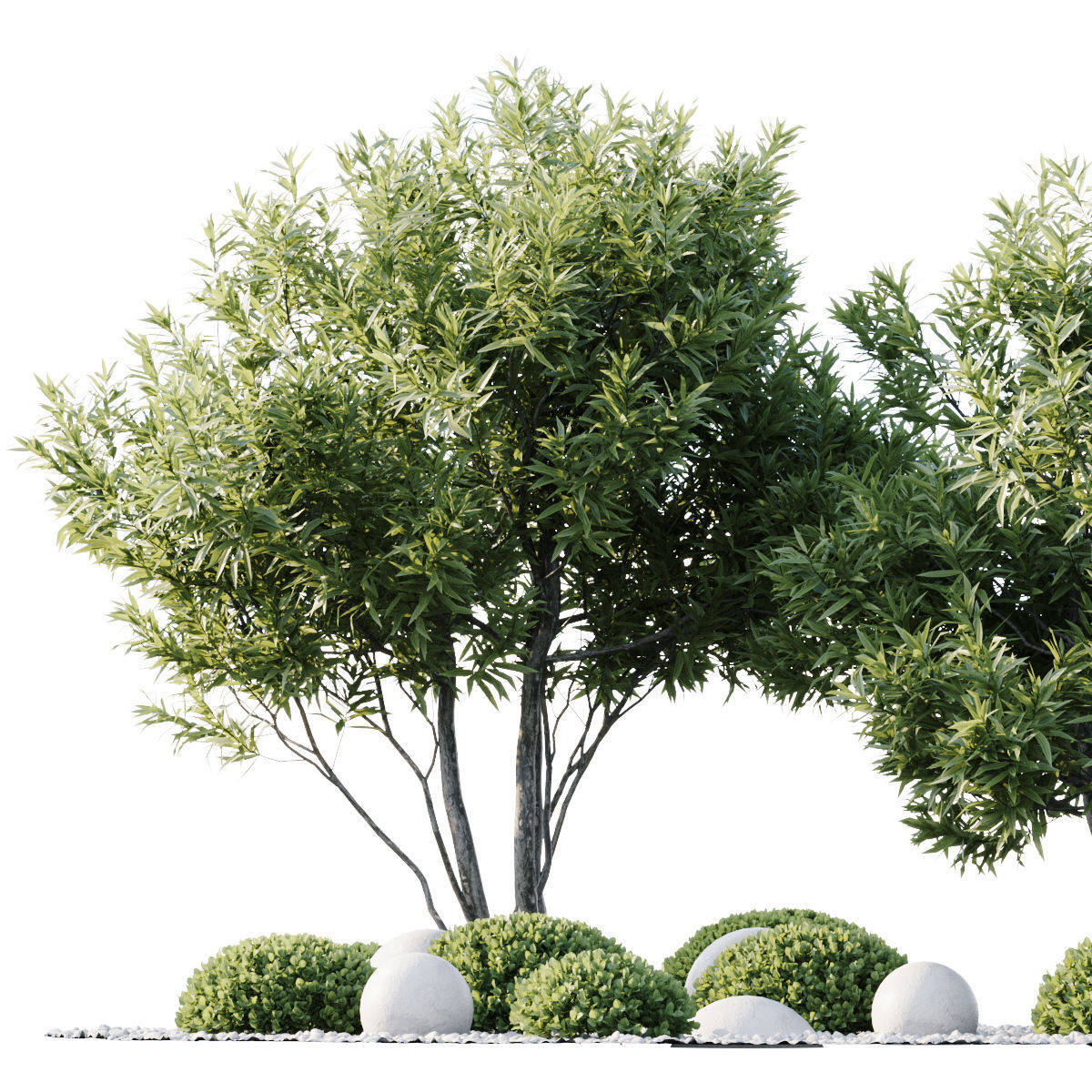 Alpine hill 5 3D model_2