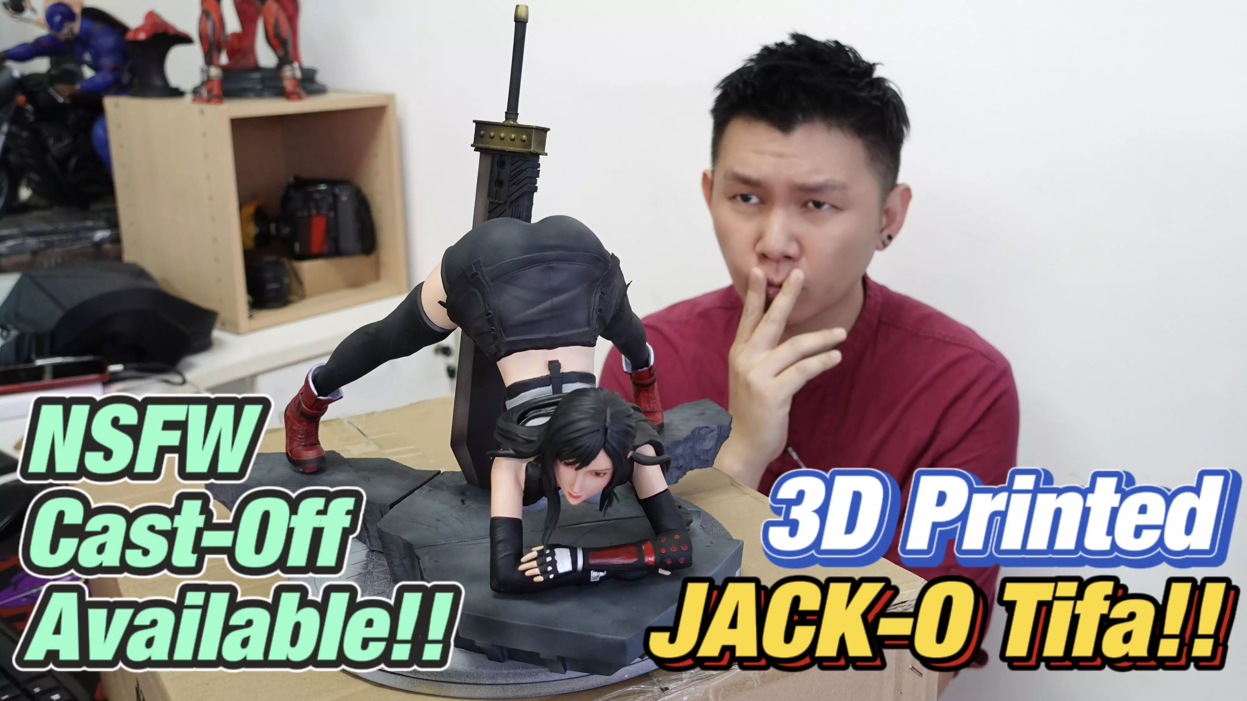 Tifa Lockhart JACK O Cast Off No Cast Off version 3D print model_0