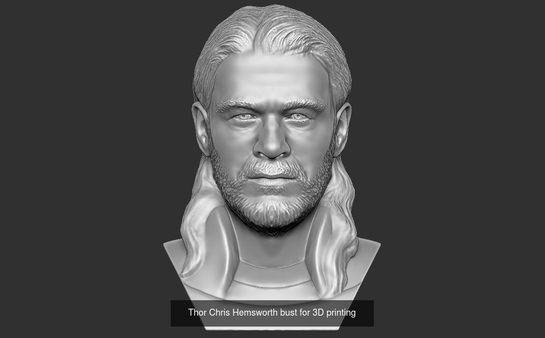 Famous Actors busts 3D printing ready v2 3D Model Collection_13