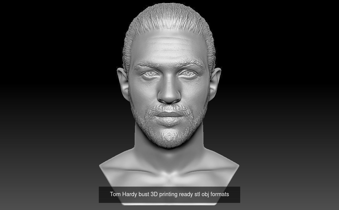 Famous Actors busts 3D printing ready v2 3D Model Collection_11