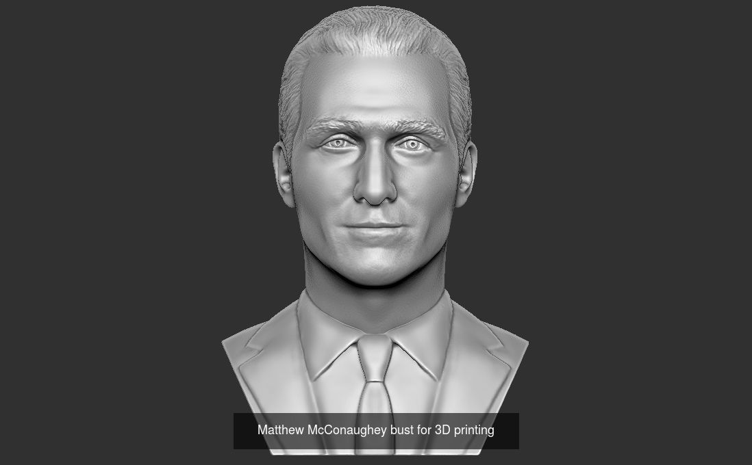 Famous Actors busts 3D printing ready v2 3D Model Collection_19