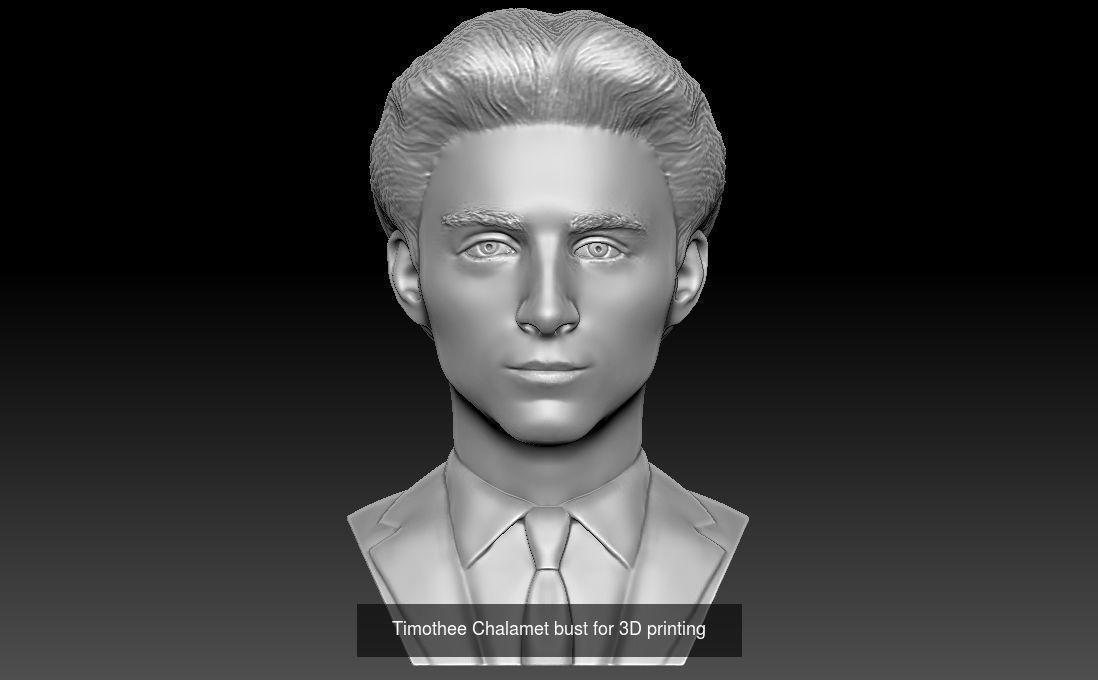 Famous Actors busts 3D printing ready v2 3D Model Collection_6