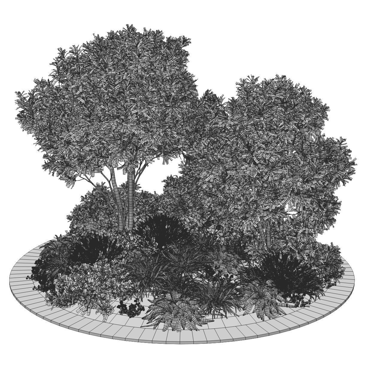 Alpine hill 6 3D model_7