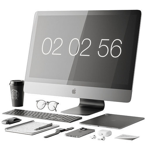 Apple Set 4 3D model