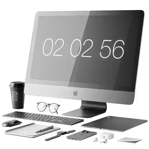 Apple Set 4 3D model