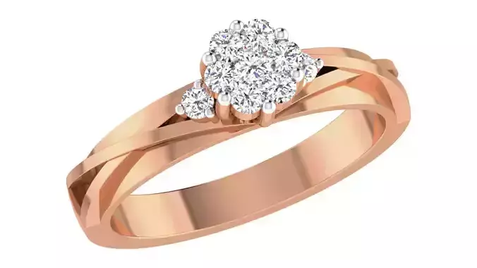 Women ring  3dm stl renders detail