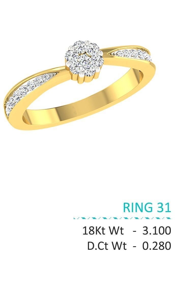 Women ring 3dm stl renders detail 3D print model_2