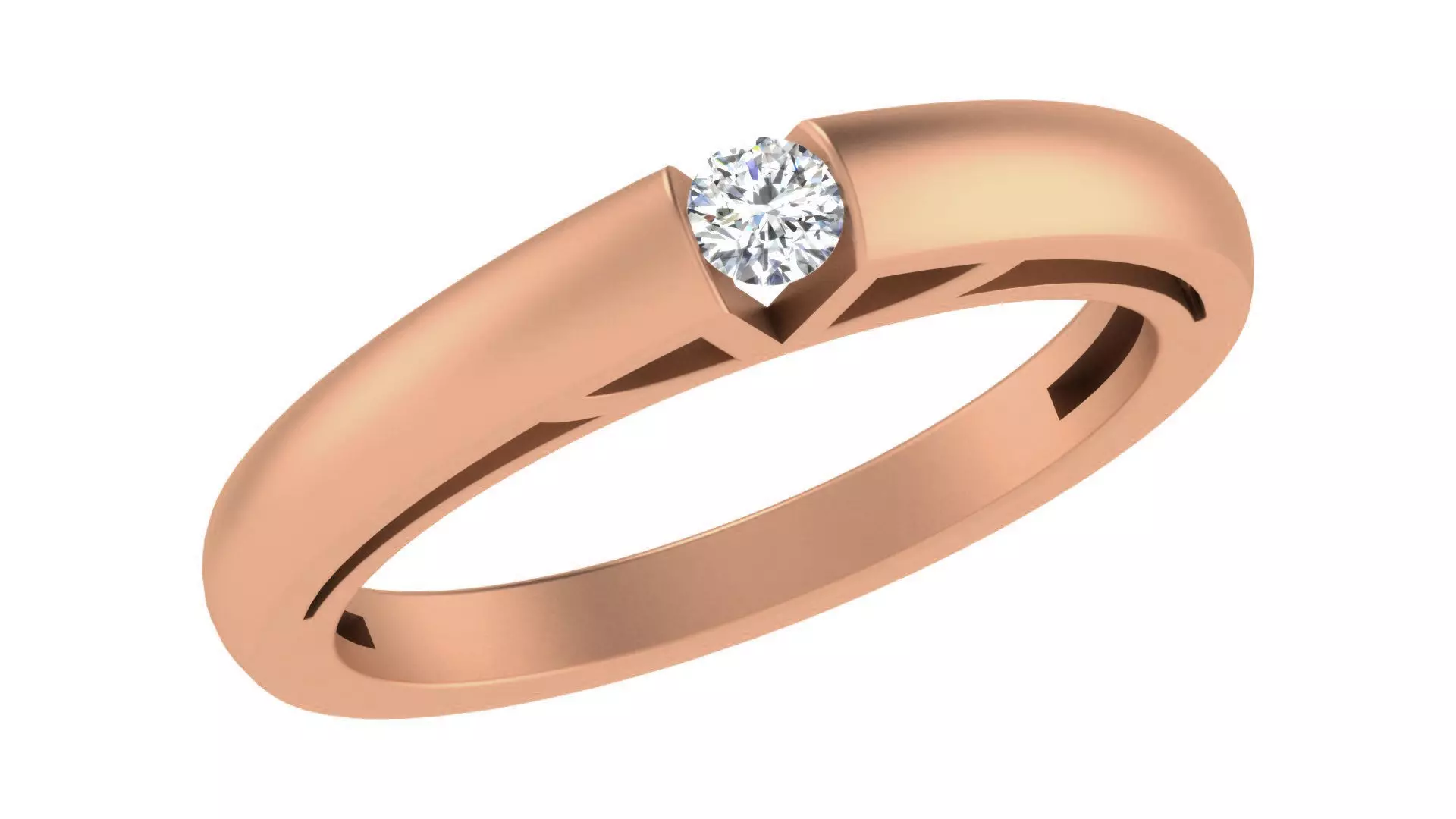 Women ring 3dm stl renders detail 3D print model