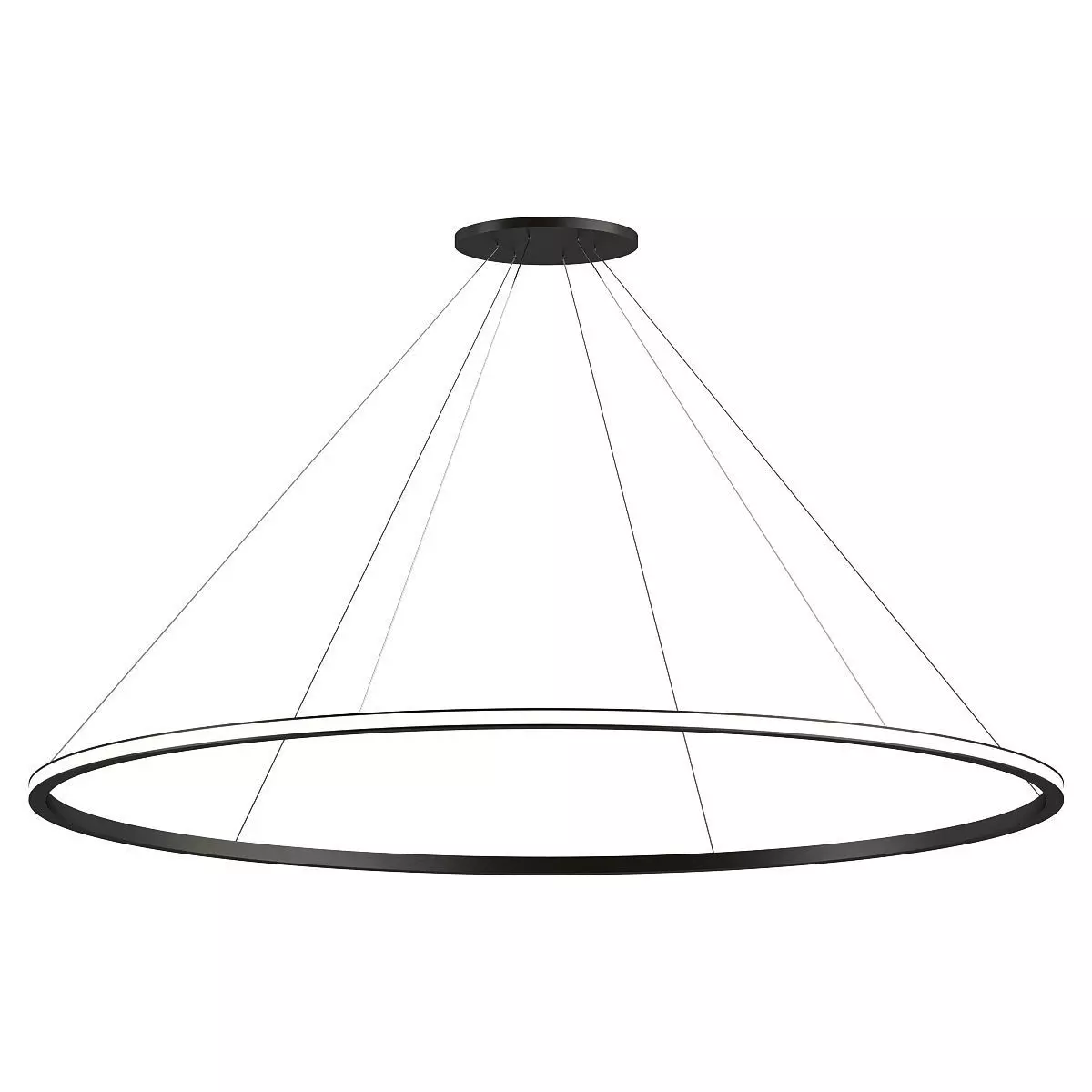 CIRCULAR pendant light with frame 3D model_0