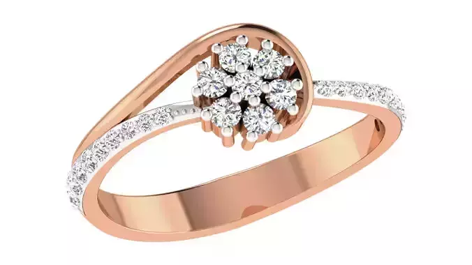 Women ring  3dm stl renders detail