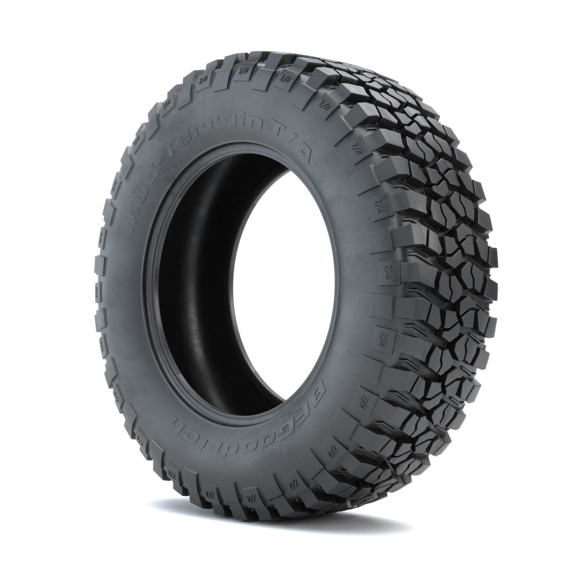 BF Goodrich KM2 Off-road Tire 3D model_3
