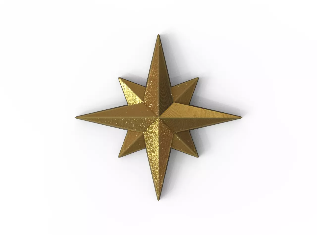 Wind rose 3D print model