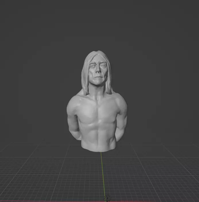 Iggy Pop 3D print model_0