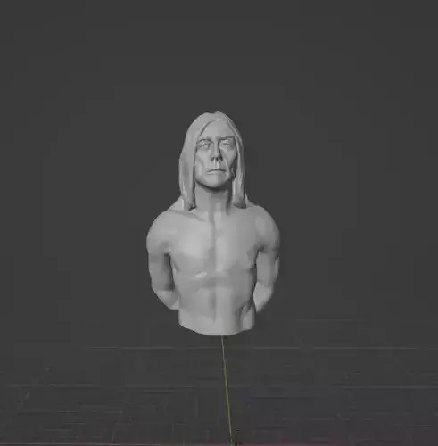 Iggy Pop 3D print model