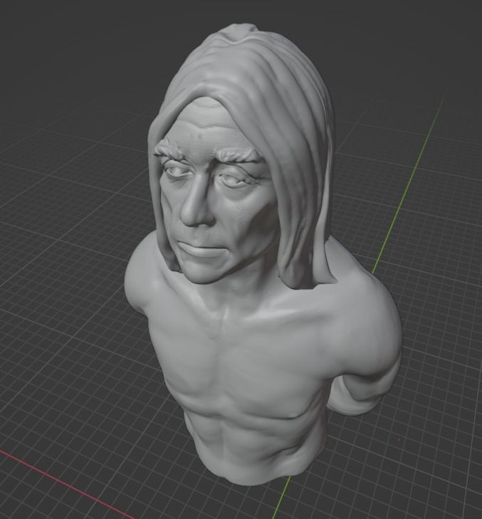 Iggy Pop 3D print model_19