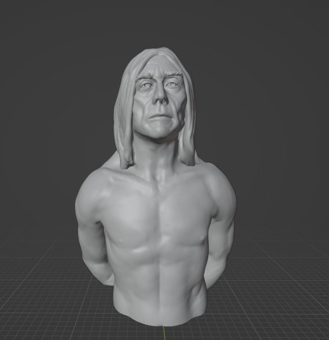 Iggy Pop 3D print model_7