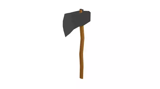 Axe Low-Poly Low-poly 3D model