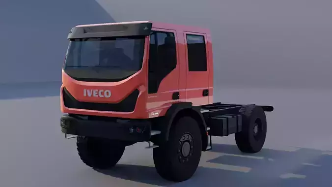 Iveco Eurocargo 150-280 Low-poly 3D model