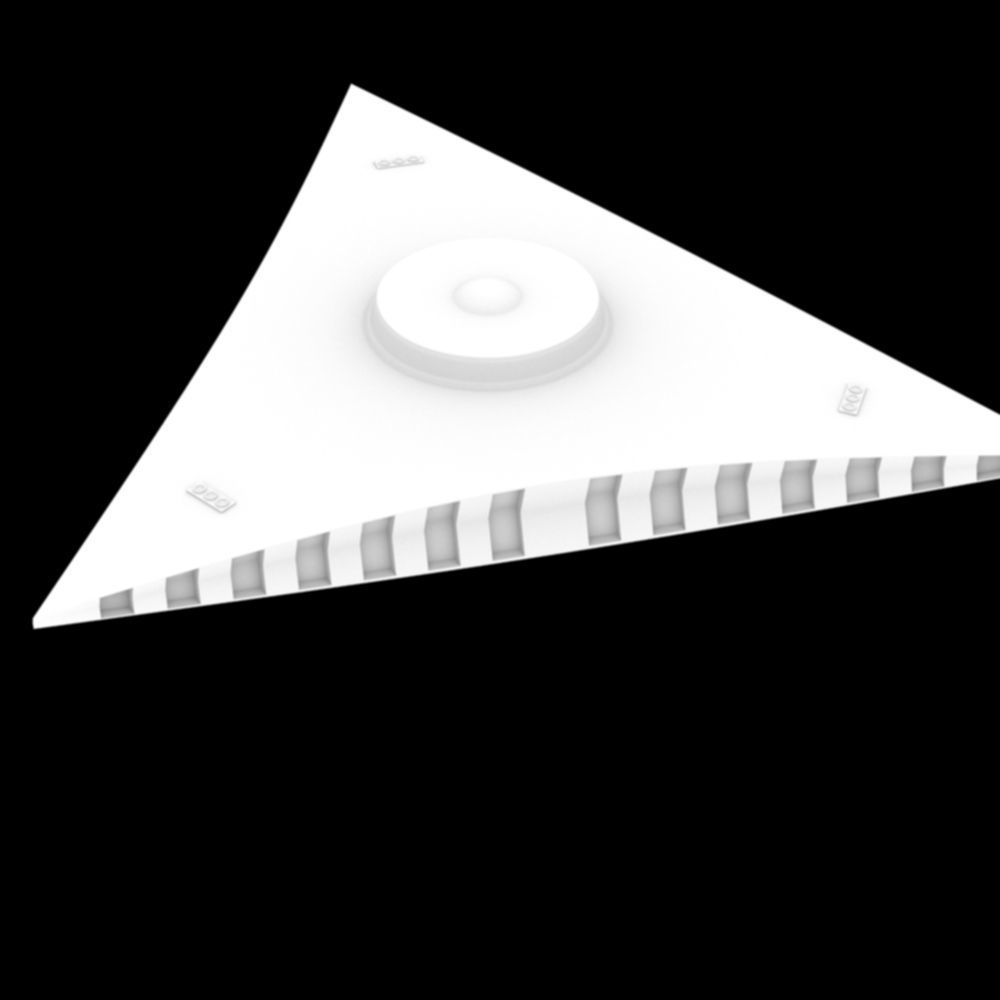 TR-3B Secret Triangular Anti Gravity Space Craft 3D model_17