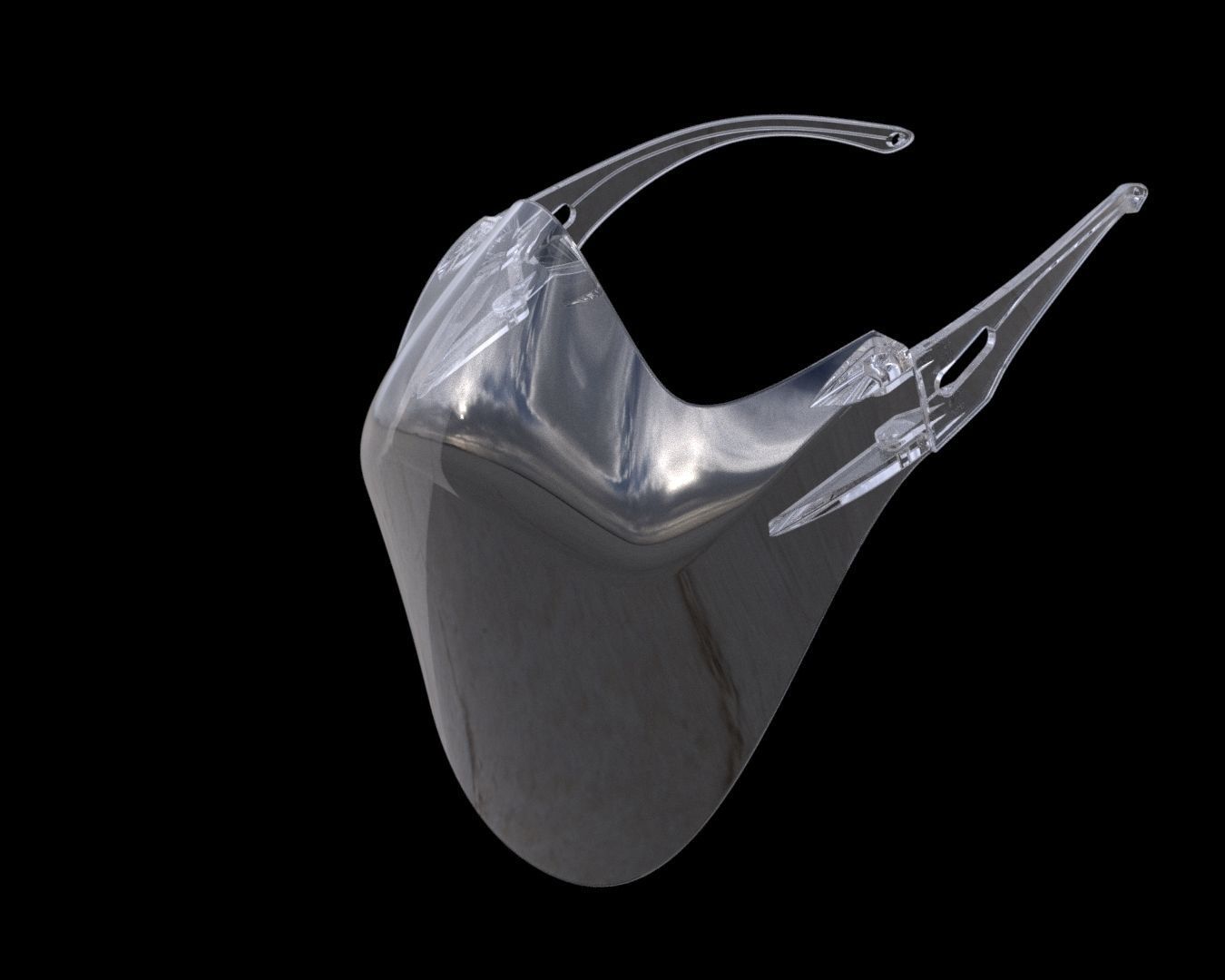 Clear Mask Face 3D model_20