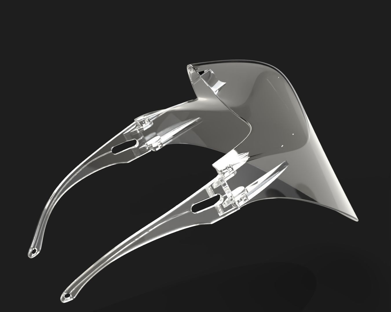 Clear Mask Face 3D model_15