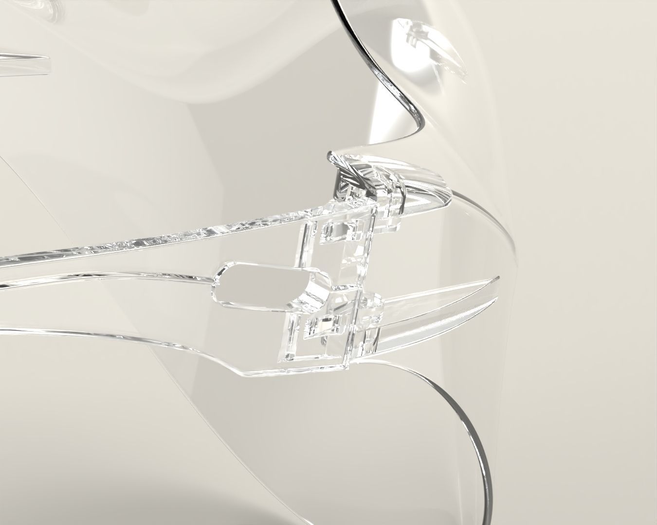 Clear Mask Face 3D model_13