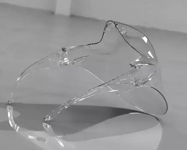 Clear Mask Face 3D model