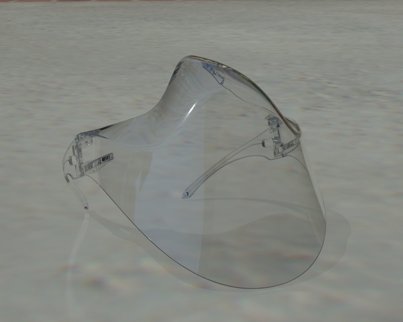 Clear Mask Face 3D model_18