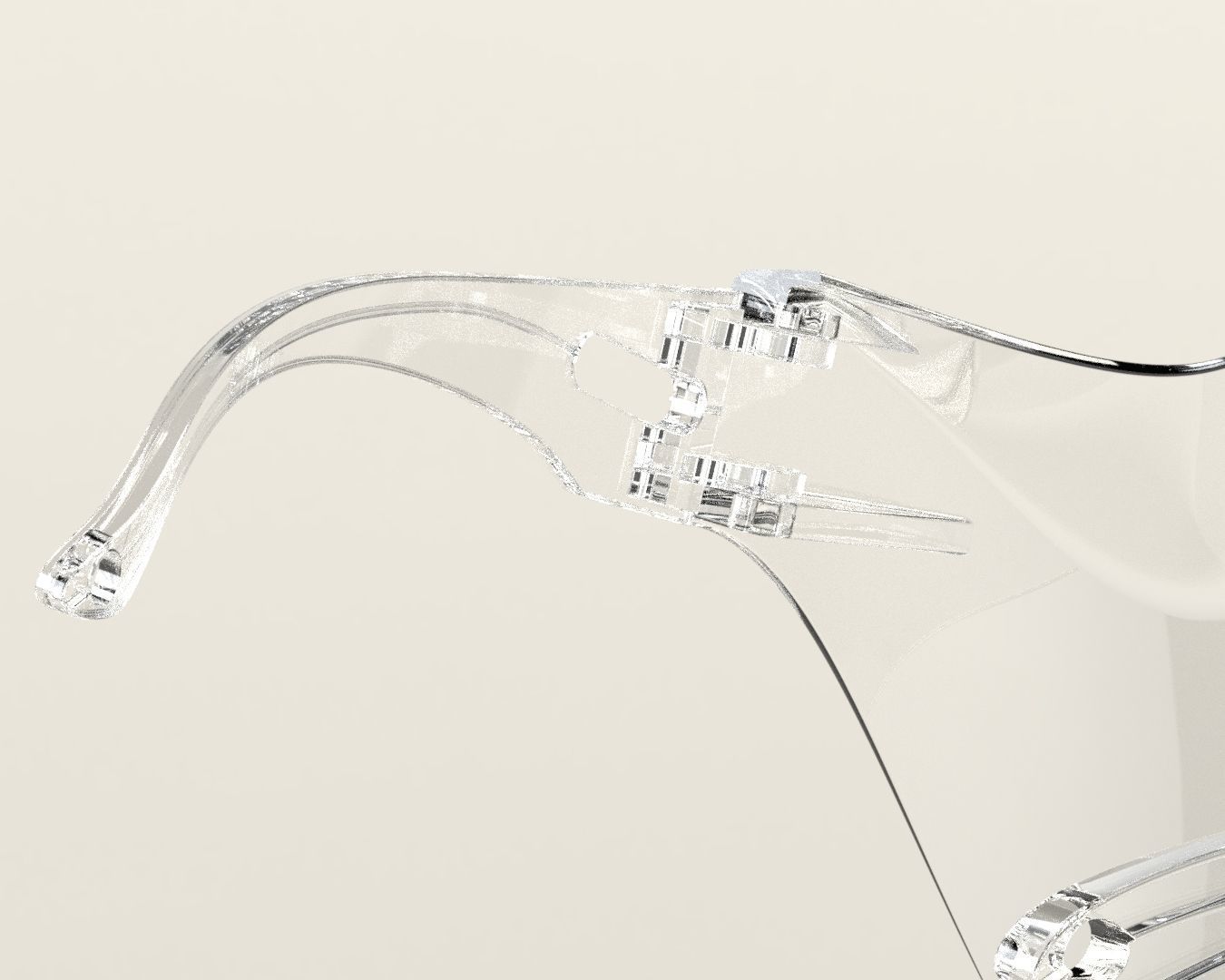 Clear Mask Face 3D model_10