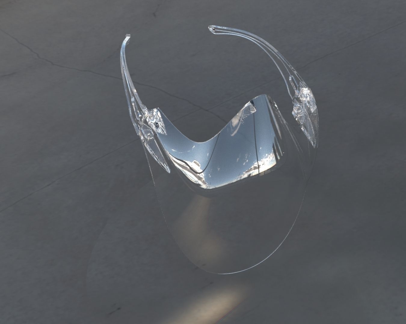 Clear Mask Face 3D model_23