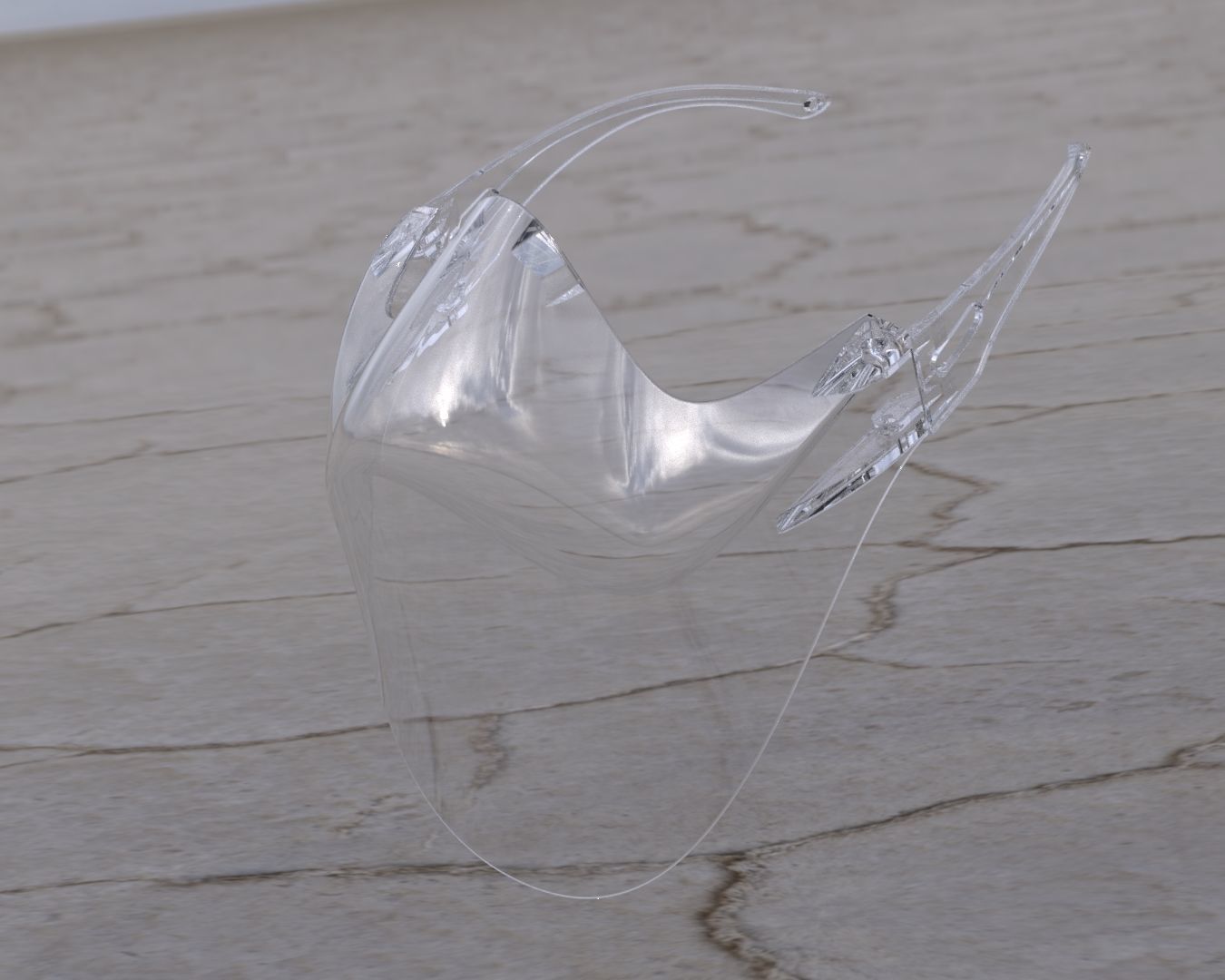 Clear Mask Face 3D model_21