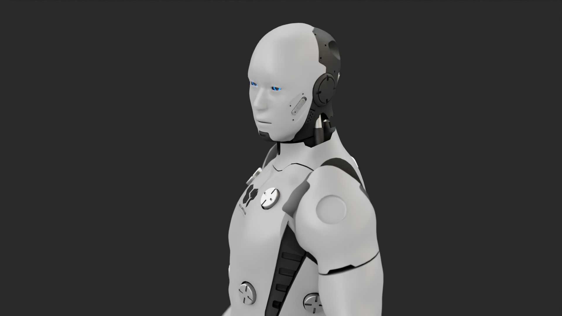 META HUMAN BOT RIGGED 3D model_21