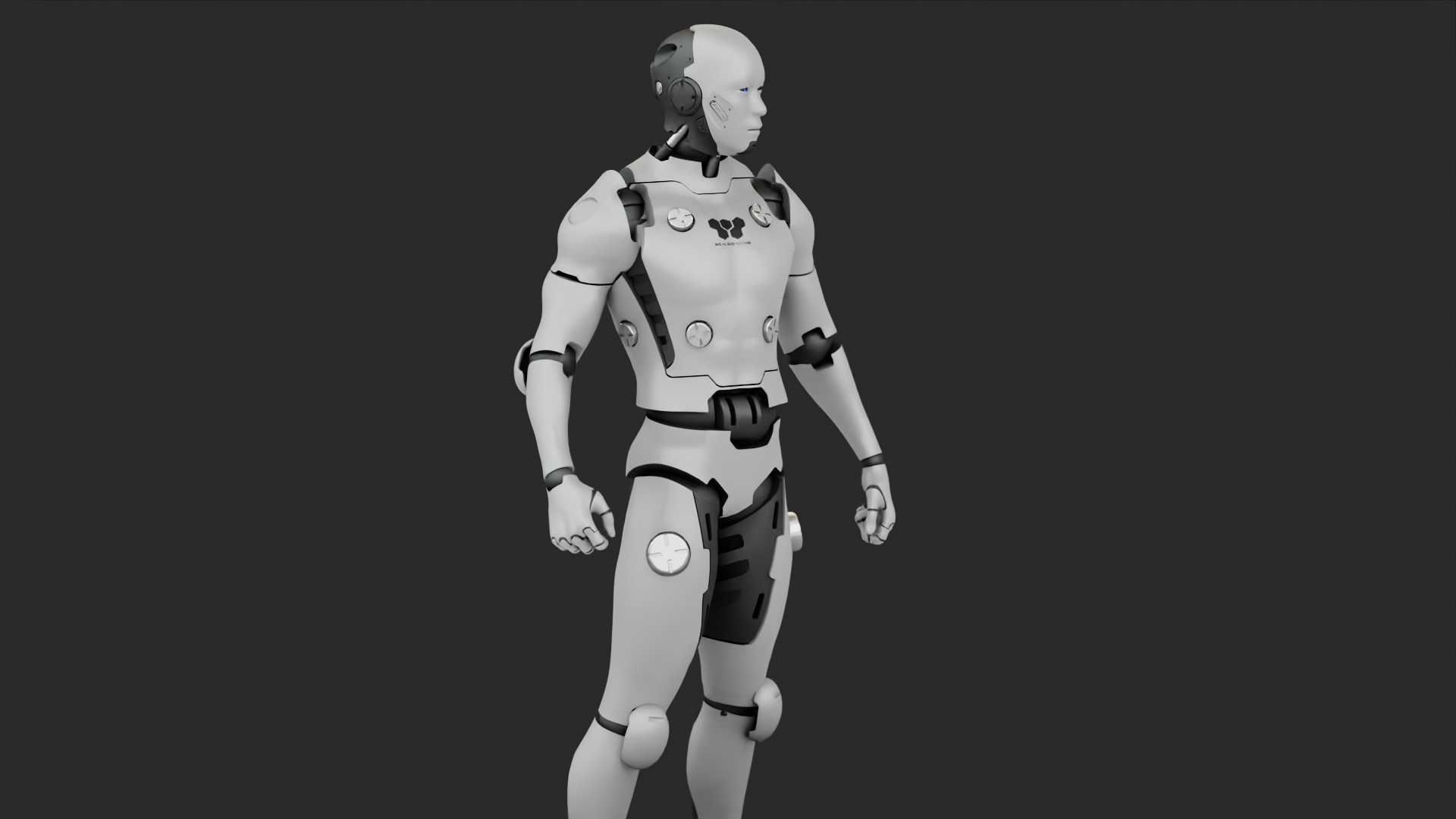 META HUMAN BOT RIGGED 3D model_4