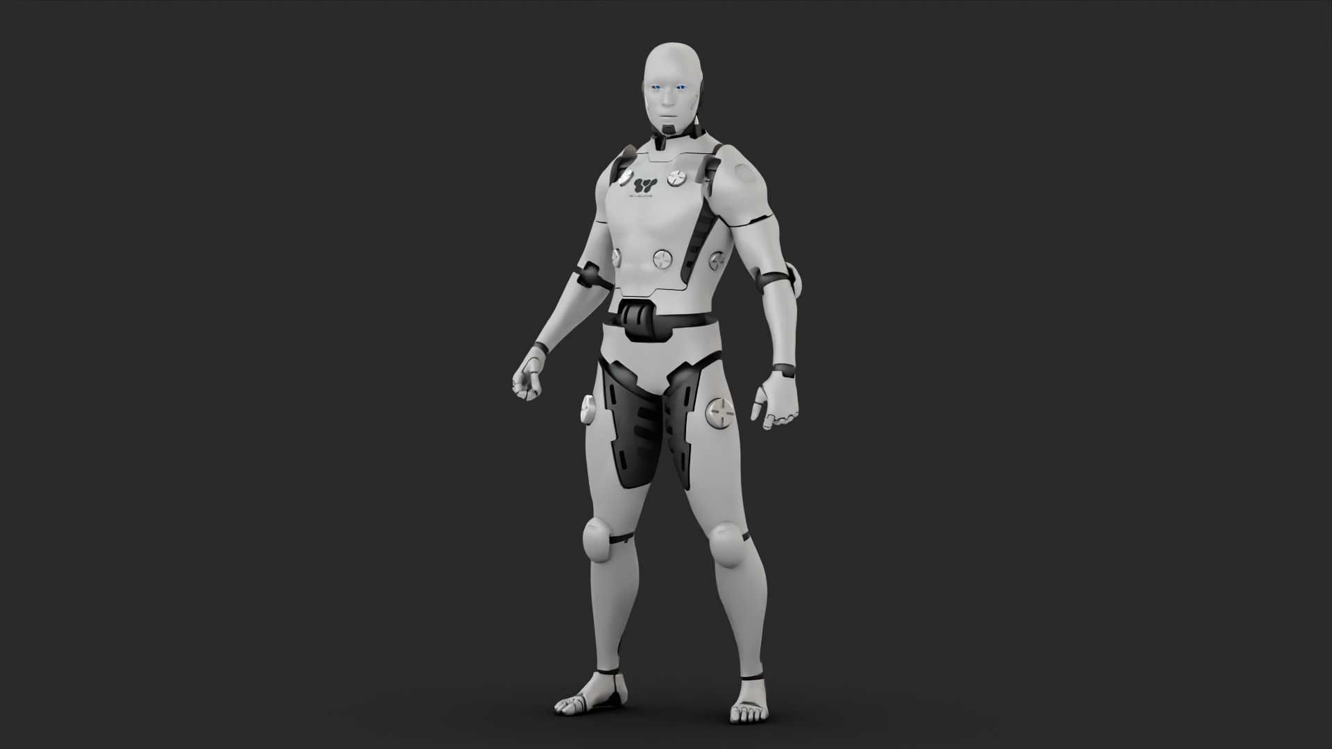 META HUMAN BOT RIGGED 3D model_13
