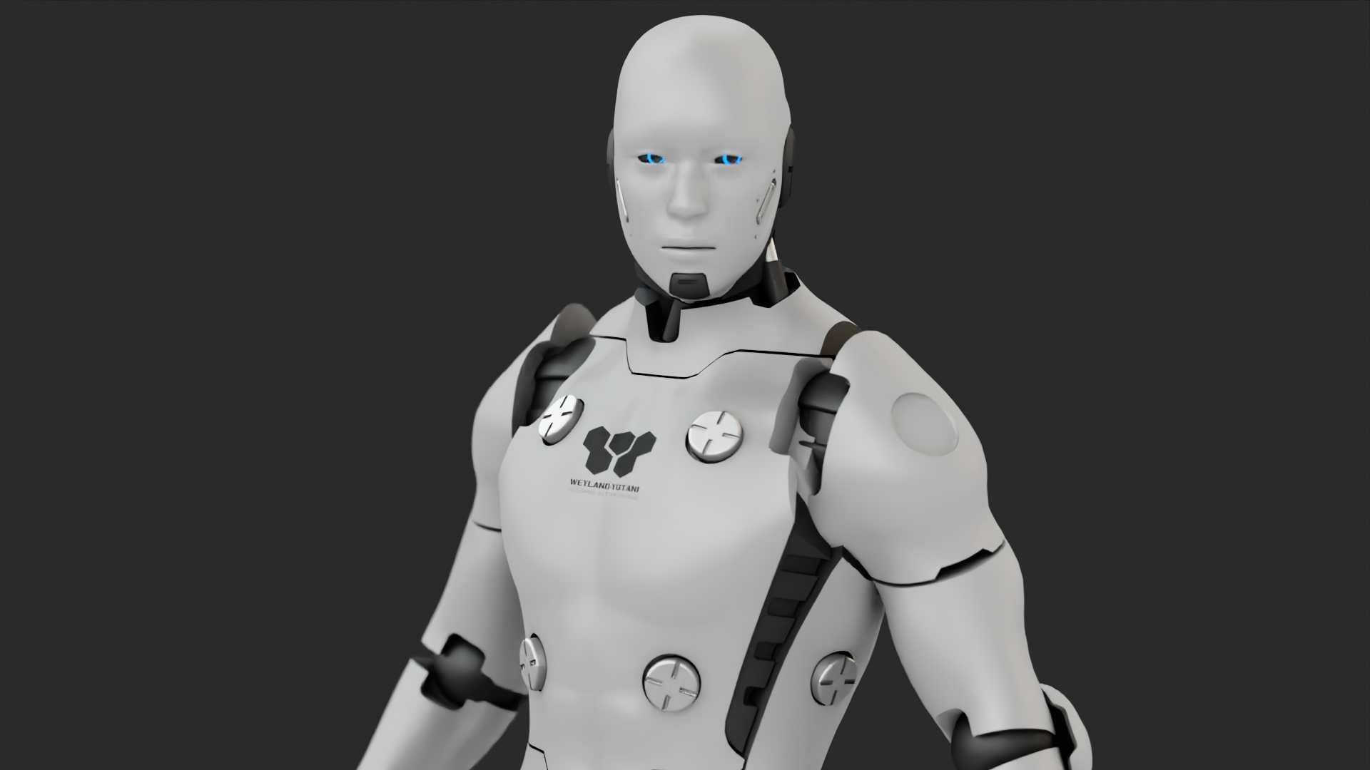 META HUMAN BOT RIGGED 3D model_22